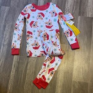 Festive Reindeer Kids Pajamas size 4